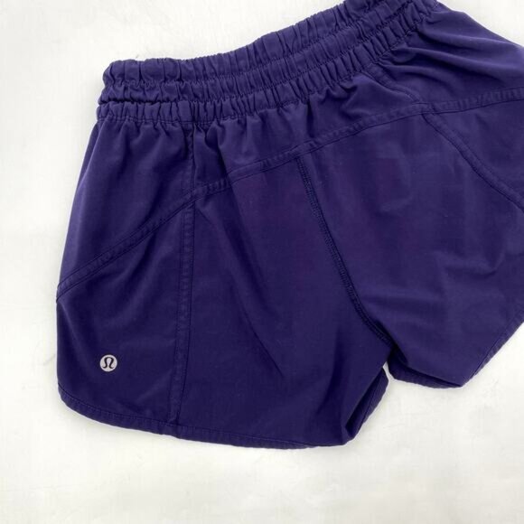 Lululemon plum purple athletic shorts - Picture 1 of 4